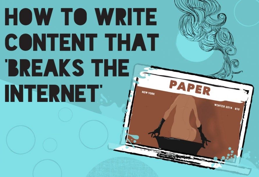 Kim Kardashian Paper Cover, 'How to Write Content that Breaks the Internet'