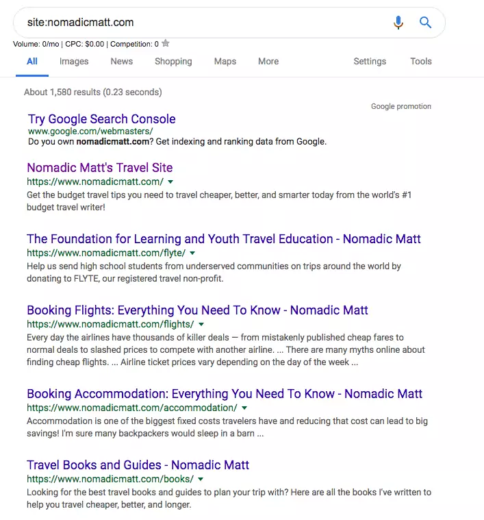 Site search results for "NomadicMatt.com"
