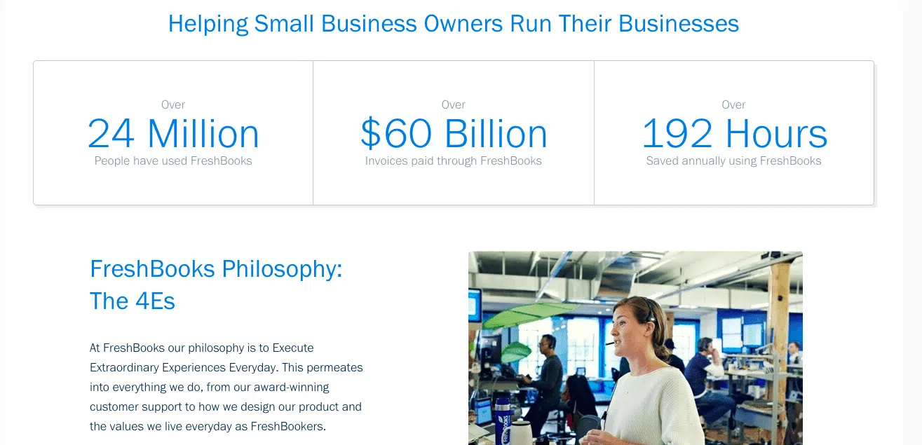 FreshBooks helping small business owners